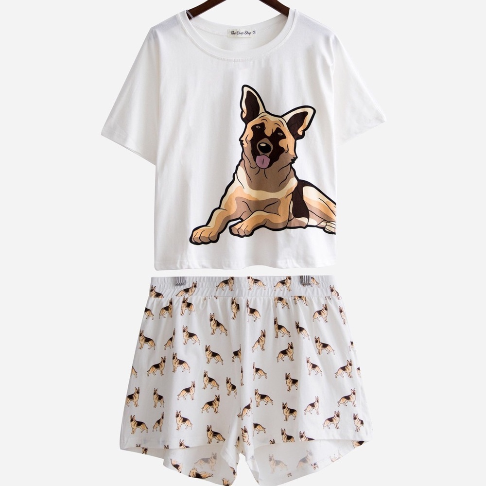 German Shepherd Pajama Set
